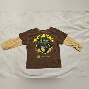 John Deere “Tractor Power” boys size 2T long sleeved shirt
